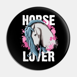 Horse Lover Girl Horseback Riding Women Pin