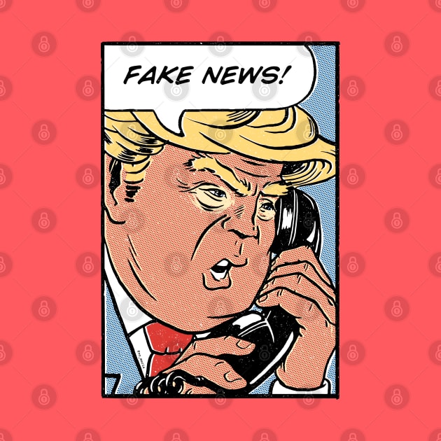 Donald Trump Pop Art Fake News by vo_maria