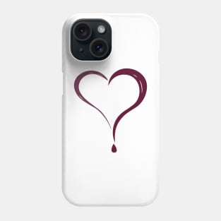 Heart shaped question Phone Case