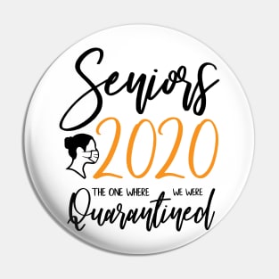 Senior Class of 2020 Shirt Graduation Social Distance Expert Quarantine Pin