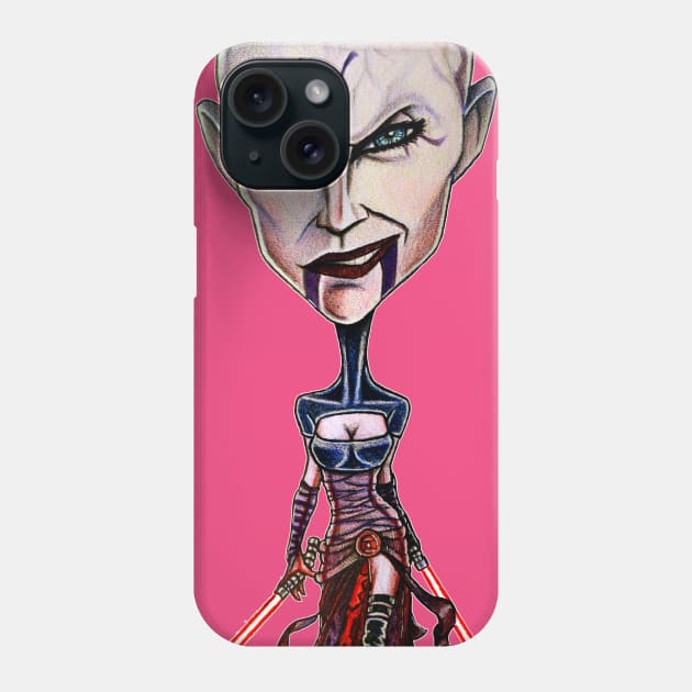 Chibi Ventress Phone Case by tabslabred