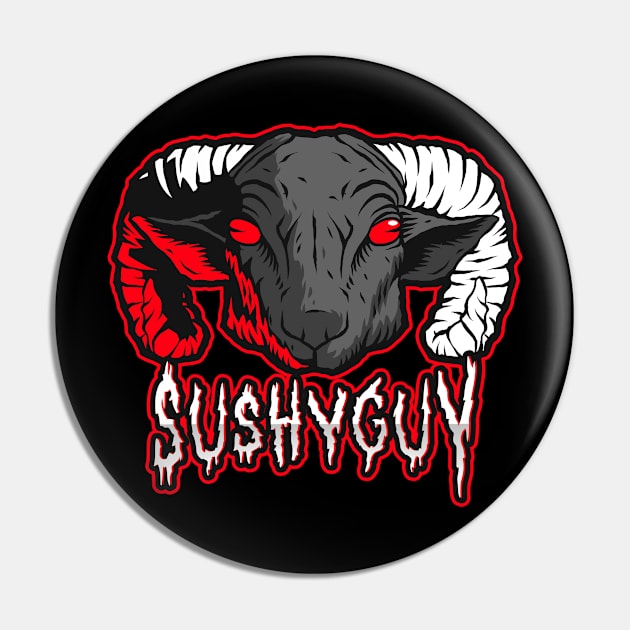 Sushygoat Pin by The Sushyguy Merch Store