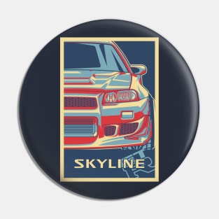 vintage skyline r34 gtr Pin