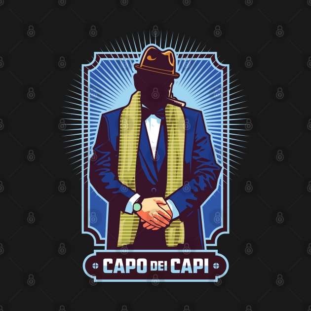 Character Metaphor- Mafia Mobster Capo dei Capi by Vector-Artist