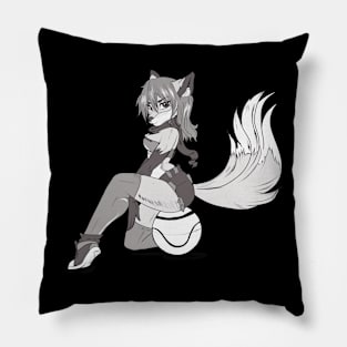 Crystal Wolf Champion Pillow