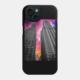 Pop Art Skyscrapers Manhattan Skyline NYC Phone Case