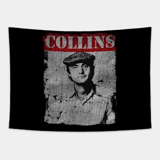 TEXTURE ART - Phil Collins Potrait 80s Tapestry