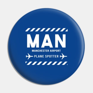 MAN Plane Spotter | Gift Pin