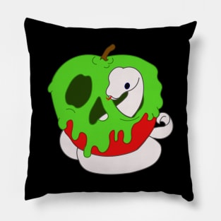 Poison Apple Halloween Snake Python Spooky Pillow