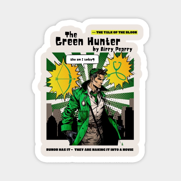 The Green Hunter Magnet by MegBliss