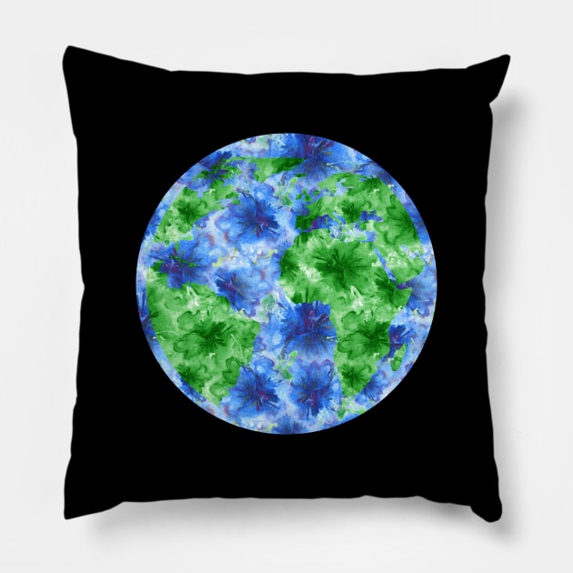 The Earth Laughs In Flowers Cool Gardening Quote Pillow by mangobanana