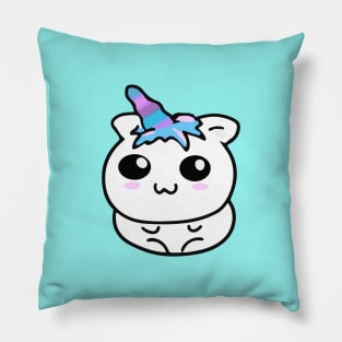 Celeste Dissociated Unicornia Ball; Aqua Unicorn; From: Unicornia Ball Collection Pillow