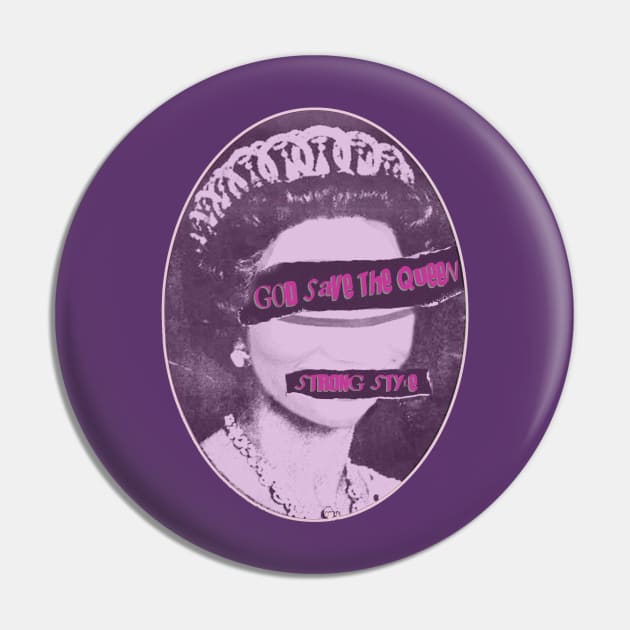 God Save The Queen Pin by wrasslebox