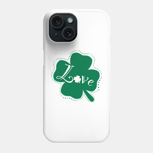 Love Clover Phone Case by Xatutik-Art