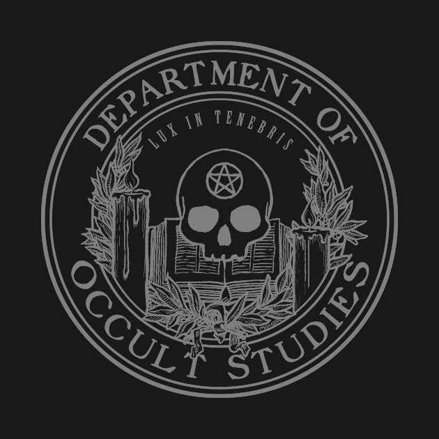 Occult Studies Crest - Gray by winterhawk11