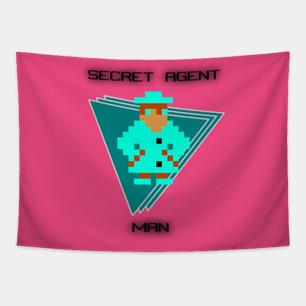 Secret Agent Man Tapestry by arcadeheroes