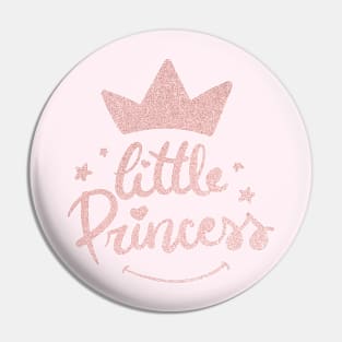 pink sparkles Princess for girls kids and adults Pin