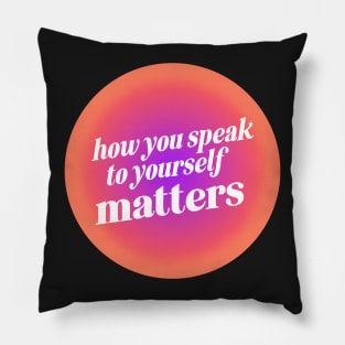 Self Love Hot Pink Aura Pillow