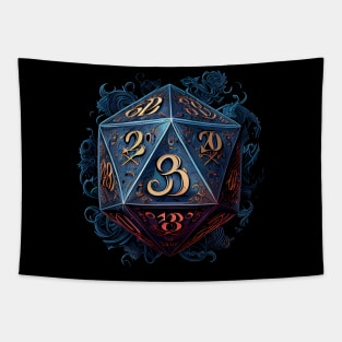 d20 fantasy dice Tapestry