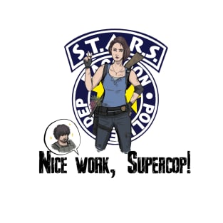 Jill the Supercop! (S.T.A.R.S. Logo) T-Shirt