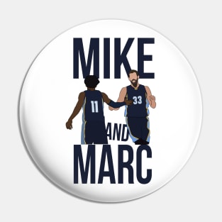 Mike Conely and Marc Gasol 'Mike x Marc' - Memphis Grizzlies Pin