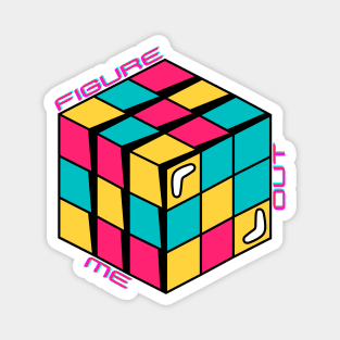 Figure Me Out Puzzle Cube! Magnet