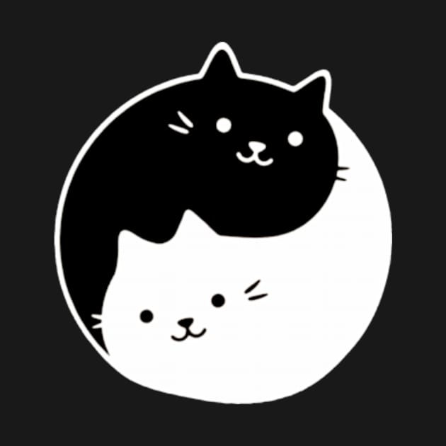 Yin And Yang Cats by Welcome To Chaos 