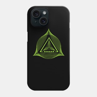 Triangle Green Pattern Phone Case