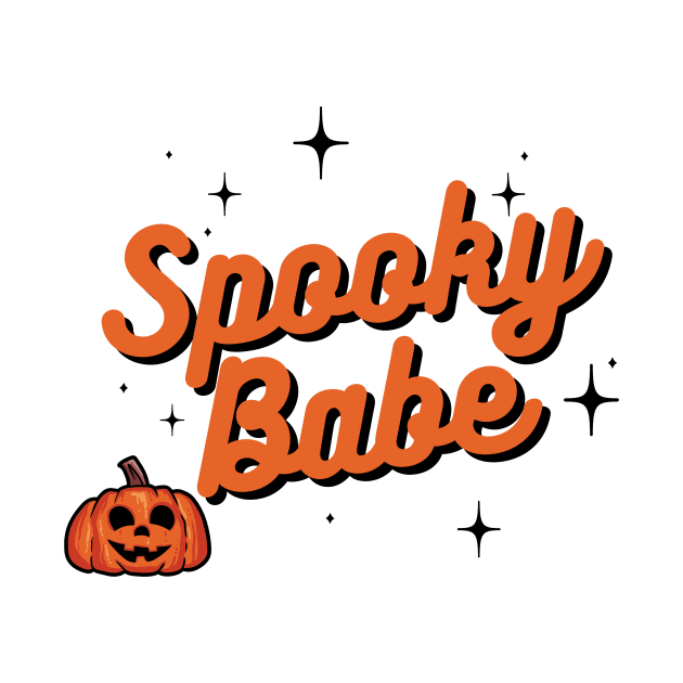 Spooky Babe Womens Halloween Light Edition by Milochka