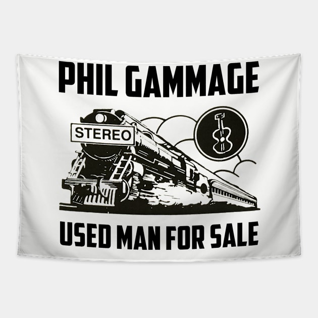 Used Man For Sale (dark on light) Tapestry by icepickphil