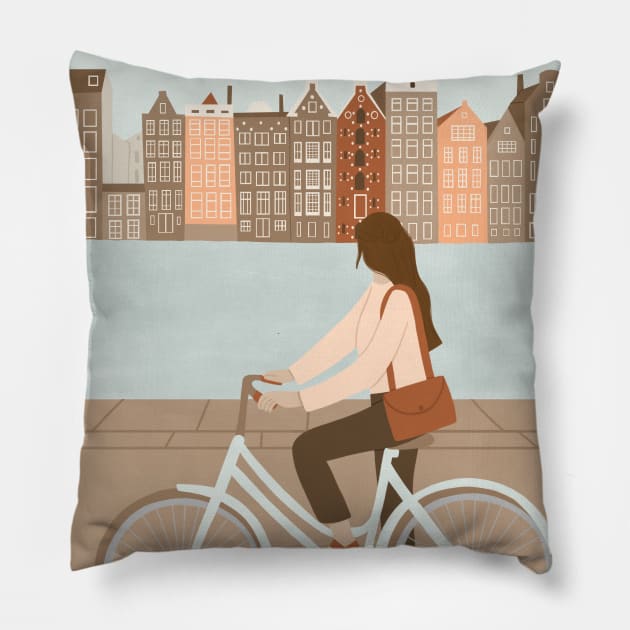 Amsterdam Pillow by Happy Mouse Studio