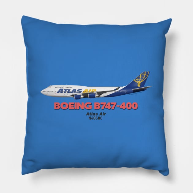 Boeing B747-400 - Atlas Air Pillow by TheArtofFlying