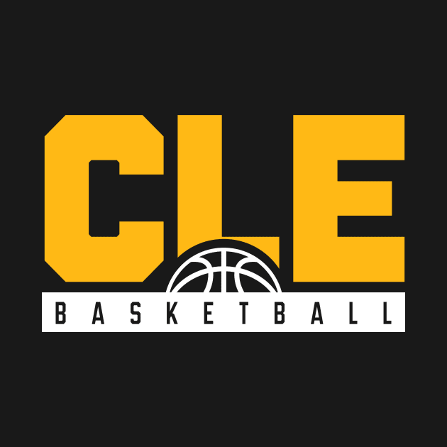 Cleveland Basketball Tee by Fresh Fan Tees