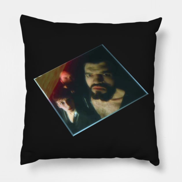 In The Zone Pillow by Atomic Luau Pop Emporium