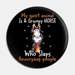 My spirit animal is a grumpy horse Pin