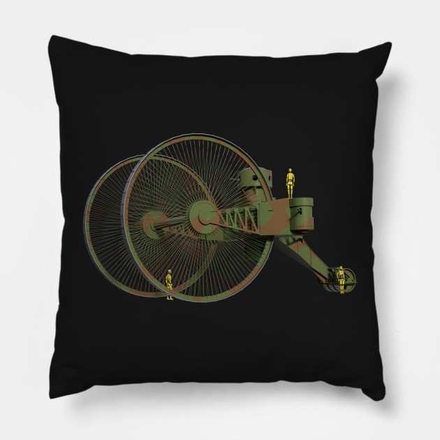 Tsar Tank - Lebedenko Tank - Netopyr Pillow by Shubol