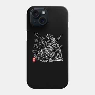 fried rice (white) Phone Case