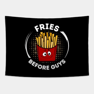 Fries Before Guys French Fries Funny Tapestry