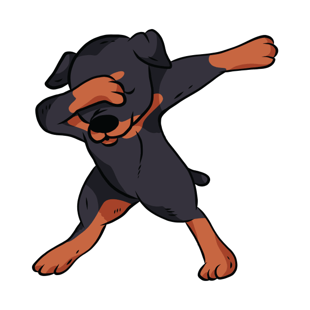 Dabbing Dog by LR_Collections