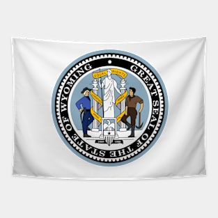 Seal of Wyoming Tapestry