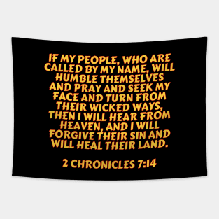 Bible Verse 2 Chronicles 7:14 Tapestry