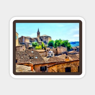 Orvietto Italy Hillside Magnet