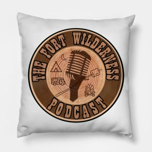 The Fort Wilderness Podcast Logo Pillow