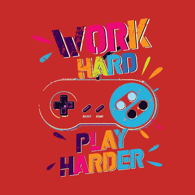 work harder play harder by ANIMEPEDIA