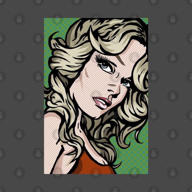 Farrah Fawcett Lichtenstein by FanboyMuseum