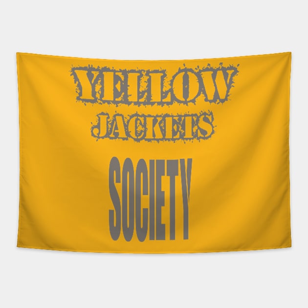 Yellow jackets Society Tapestry by Egy Zero