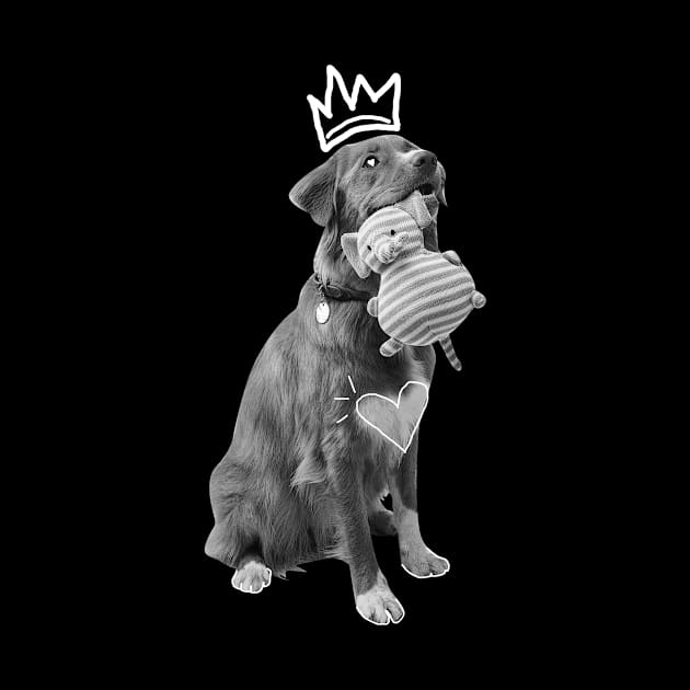 tshirt- king of dog cute by Dream Design