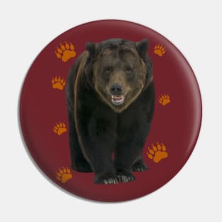 Big Ben, the big brown bear Pin