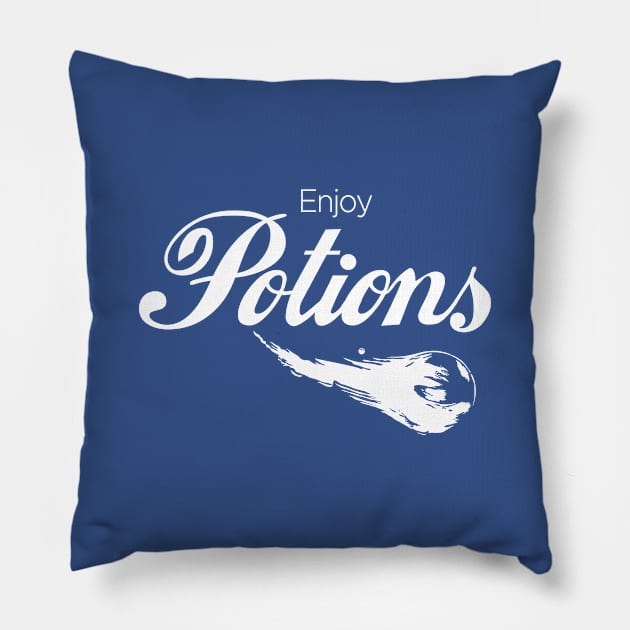 Enjoy Potions Pillow by machmigo