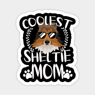 Glasses Coolest Sheltie Dog Mom Magnet